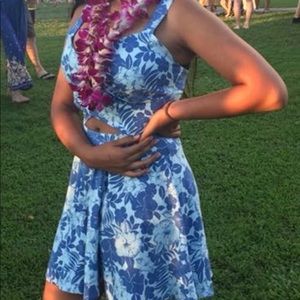 Hawaiian print Hollister dress